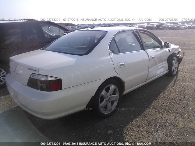 19UUA56873A058972 - 2003 ACURA 3.2TL TYPE-S WHITE photo 4