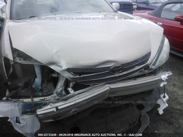 JTDBE32K440255606 - 2004 TOYOTA CAMRY LE/XLE GOLD photo 6