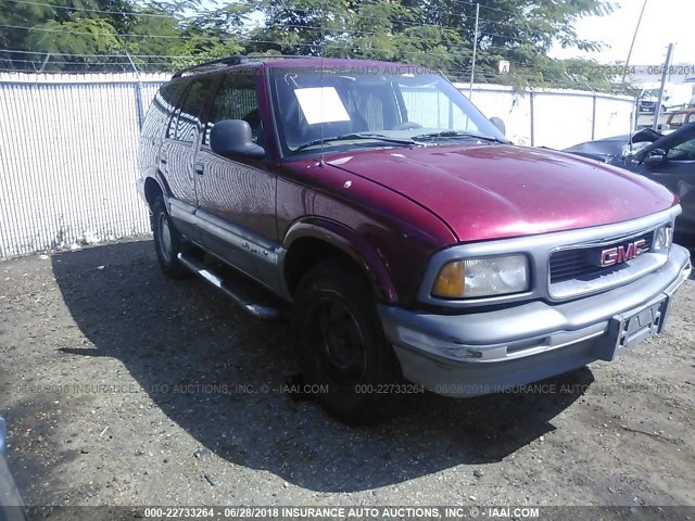 1GKCS13W0T2500315 - 1996 GMC JIMMY Kırmızı fotoğraf 1