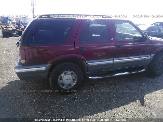 1GKCS13W0T2500315 - 1996 GMC JIMMY Kırmızı fotoğraf 4