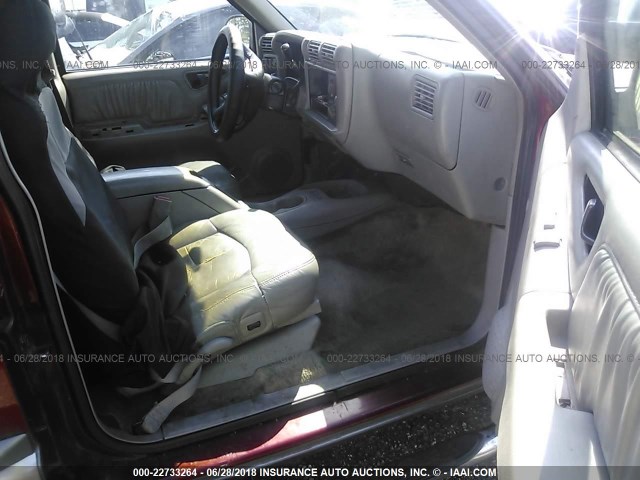 1GKCS13W0T2500315 - 1996 GMC JIMMY Kırmızı fotoğraf 5