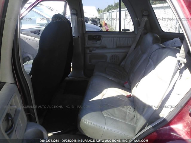 1GKCS13W0T2500315 - 1996 GMC JIMMY Kırmızı fotoğraf 8