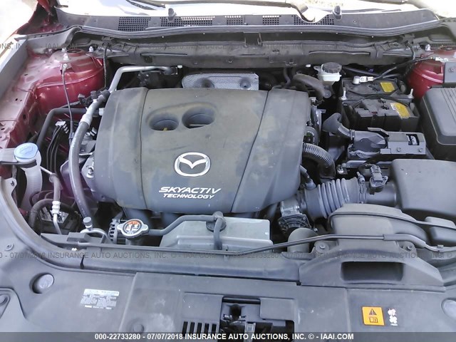 JM3KE4CY2G0759611 - 2016 MAZDA CX-5 TOURING Красный фото 10