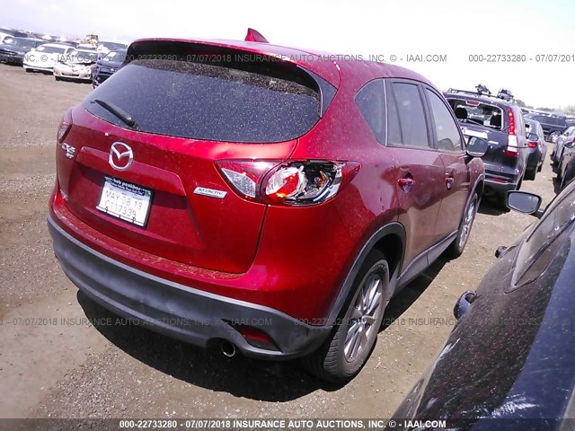 JM3KE4CY2G0759611 - 2016 MAZDA CX-5 TOURING Красный фото 4