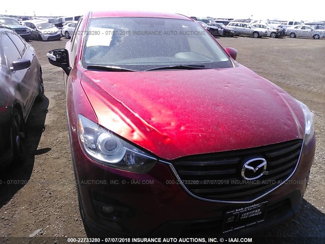 JM3KE4CY2G0759611 - 2016 MAZDA CX-5 TOURING Красный фото 6