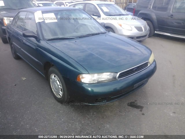 4S3BD4359T7204724 - 1996 SUBARU LEGACY L GREEN photo 1