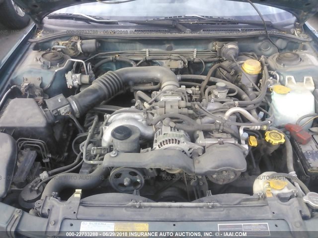 4S3BD4359T7204724 - 1996 SUBARU LEGACY L GREEN photo 10