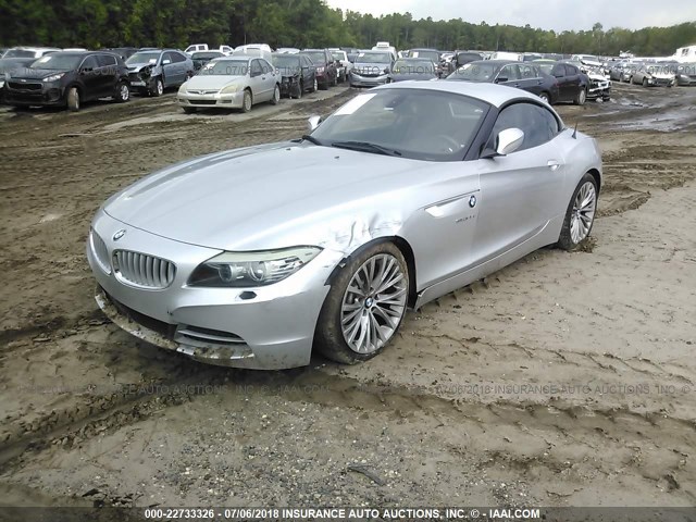 WBALM73529E381641 - 2009 BMW Z4 SDRIVE35I SILVER photo 2