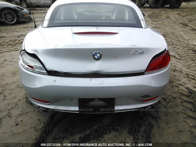 WBALM73529E381641 - 2009 BMW Z4 SDRIVE35I SILVER photo 6