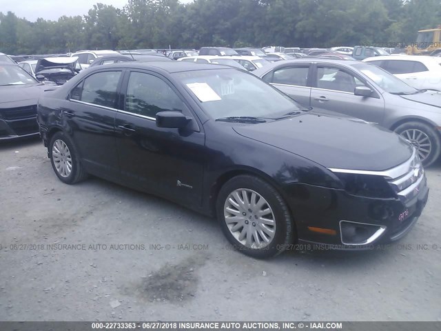 3FADP0L35BR249244 - 2011 FORD FUSION HYBRID BLACK photo 1