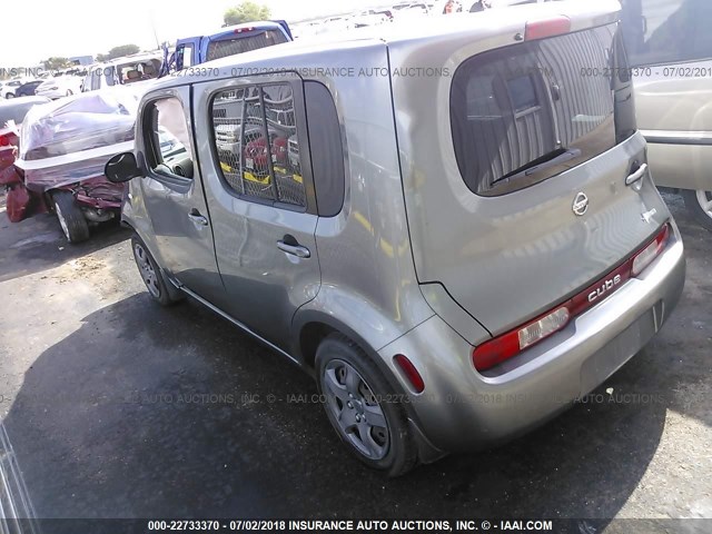 JN8AZ28R69T131054 - 2009 NISSAN CUBE S/SL GRAY photo 3