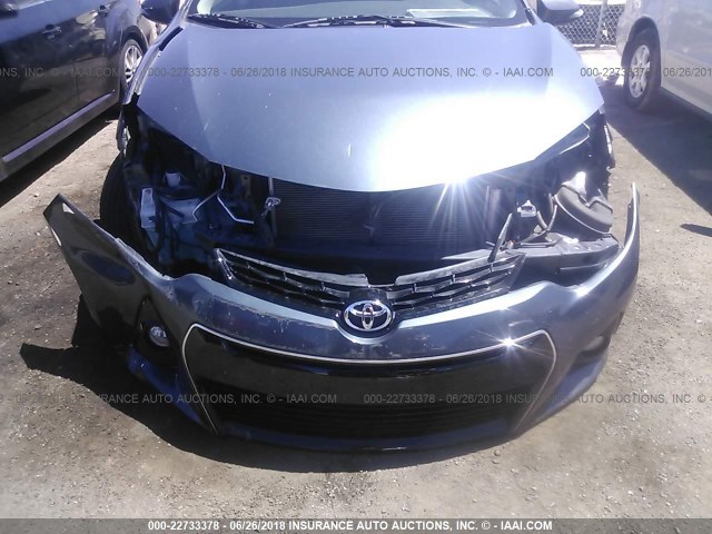 2T1BURHE8EC096412 - 2014 TOYOTA COROLLA L/LE/LE PLS/PRM/S/S PLS GRAY photo 6