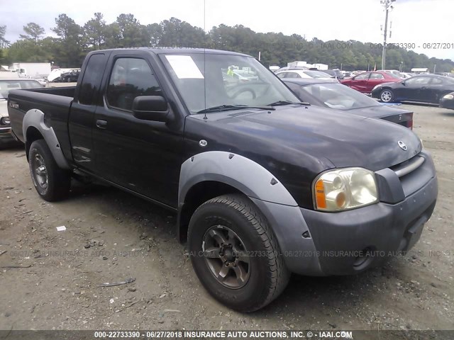 1N6ED26T22C352373 - 2002 NISSAN FRONTIER KING CAB XE/KING CAB SE BLACK photo 1