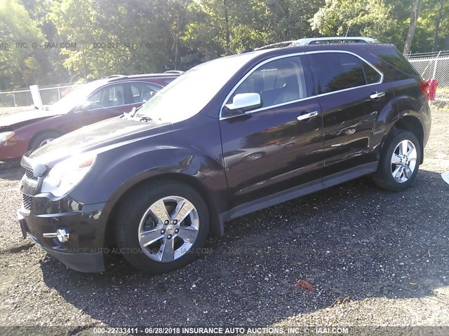 2CNFLGEC7B6454426 - 2011 CHEVROLET EQUINOX LTZ BLACK photo 2