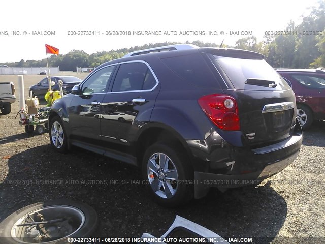 2CNFLGEC7B6454426 - 2011 CHEVROLET EQUINOX LTZ BLACK photo 3