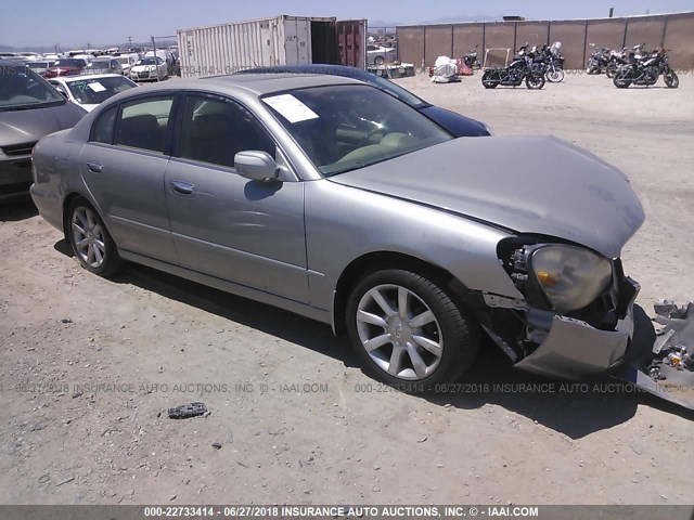 JNKBF01A02M003120 - 2002 INFINITI Q45 SILVER photo 1