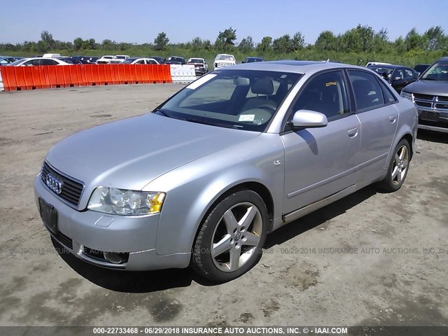 WAULC68E15A086134 - 2005 AUDI A4 1.8T QUATTRO/SPECIAL SILVER photo 2