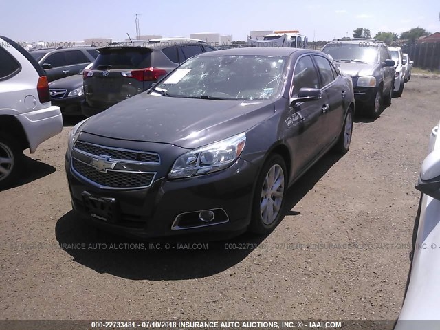 1G11H5SA7DF277658 - 2013 CHEVROLET MALIBU LTZ 黑色 照片 2