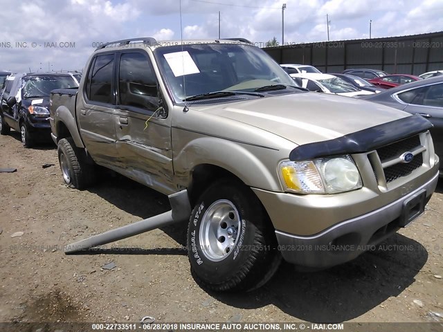 1FMZU67E42UD28013 - 2002 FORD EXPLORER SPORT TR  TAN photo 1