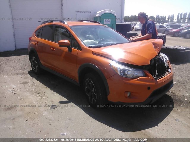 JF2GPACC9F8303294 - 2015 SUBARU XV CROSSTREK 2.0 PREMIUM ORANGE photo 1