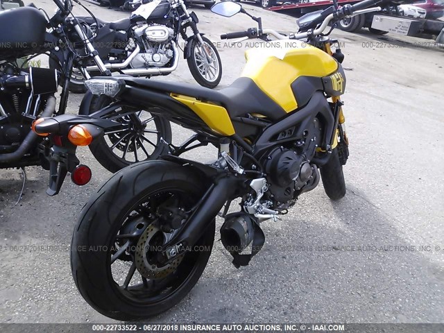 JYARN33E5FA005890 - 2015 YAMAHA FZ09 YELLOW photo 4