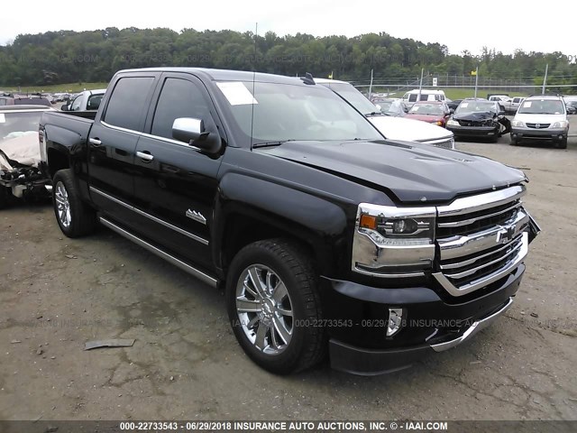 3GCUKTEJ0HG461401 - 2017 CHEVROLET SILVERADO K1500 HIGH COUNTRY BLACK photo 1