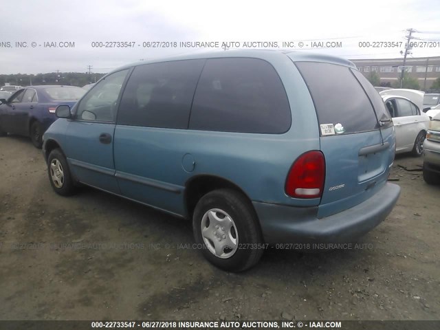 2B4FP2539VR376078 - 1997 DODGE CARAVAN BLUE photo 3