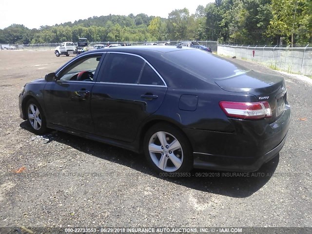 4T1BF3EK4BU768297 - 2011 TOYOTA CAMRY SE/LE/XLE 黑色 照片 3