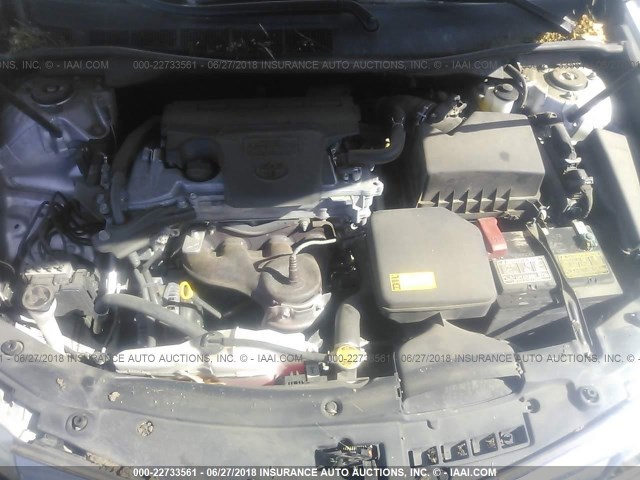 4T1BF1FK4CU098674 - 2012 TOYOTA CAMRY SE/LE/XLE SILVER photo 10