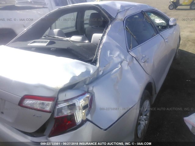 4T1BF1FK4CU098674 - 2012 TOYOTA CAMRY SE/LE/XLE SILVER photo 6
