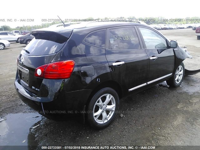 JN8AS5MV7BW671686 - 2011 NISSAN ROGUE S/SV/KROM BLACK photo 4