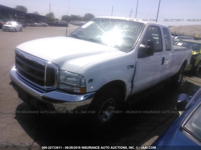 3FTSX30S93MB44803 - 2003 FORD F350 SRW SUPER DUTY WHITE photo 2