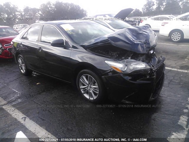 4T1BF1FK7FU113222 - 2015 TOYOTA CAMRY LE/XLE/SE/XSE BLACK photo 1