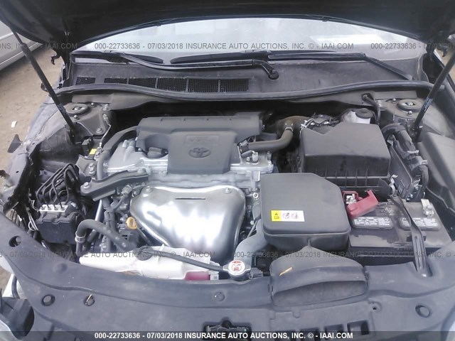 4T1BF1FK5HU369717 - 2017 TOYOTA CAMRY LE/XLE/SE/XSE BLACK photo 10