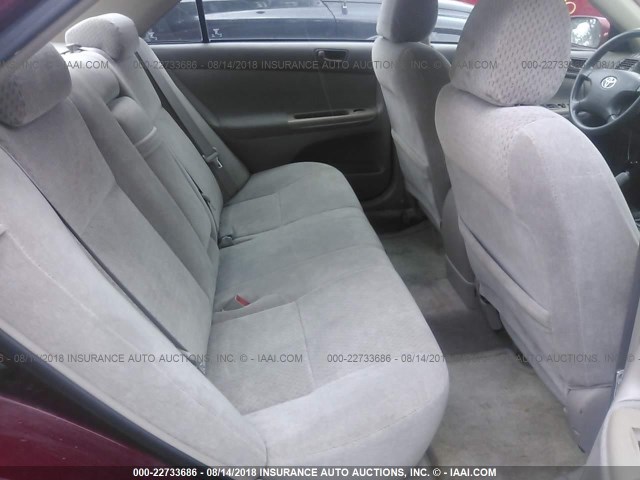 4T1BF32K83U044327 - 2003 TOYOTA CAMRY LE/XLE/SE Bordo foto 8