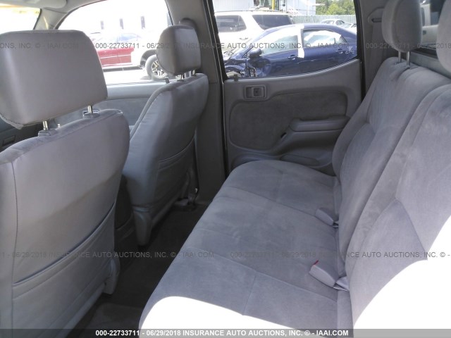 5TEGN92N22Z898200 - 2002 TOYOTA TACOMA DOUBLE CAB PRERUNNER SILVER photo 8