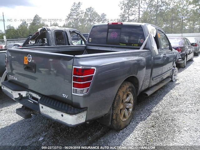 1N6AA0CA4DN312799 - 2013 NISSAN TITAN S/SV/PRO-4X GRAY photo 4