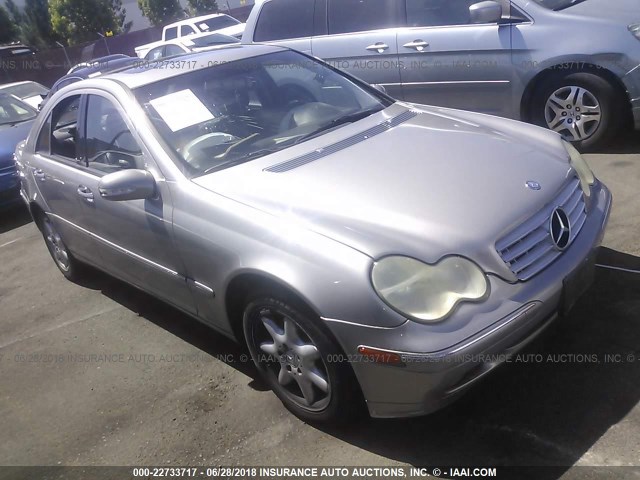 WDBRF81J73F424819 - 2003 MERCEDES-BENZ C 240 4MATIC SILVER photo 1