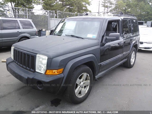1J8HG48N96C352483 - 2006 JEEP COMMANDER 黑色 照片 2