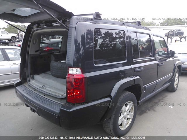 1J8HG48N96C352483 - 2006 JEEP COMMANDER 黑色 照片 4