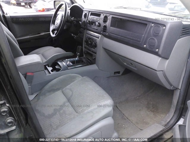 1J8HG48N96C352483 - 2006 JEEP COMMANDER 黑色 照片 5