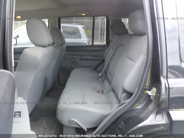 1J8HG48N96C352483 - 2006 JEEP COMMANDER 黑色 照片 8