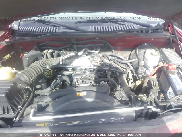 1FMDU73W75UB70303 - 2005 FORD EXPLORER XLT/XLT SPORT/NBX 红色 照片 10