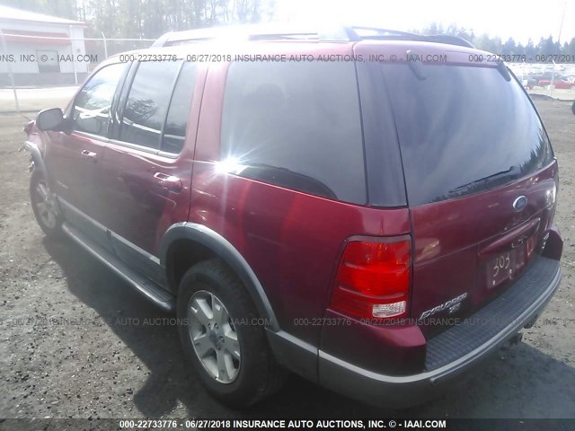 1FMDU73W75UB70303 - 2005 FORD EXPLORER XLT/XLT SPORT/NBX 红色 照片 3