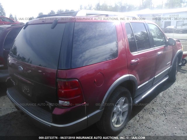 1FMDU73W75UB70303 - 2005 FORD EXPLORER XLT/XLT SPORT/NBX 红色 照片 4