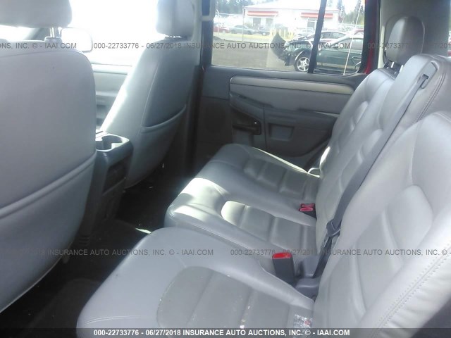 1FMDU73W75UB70303 - 2005 FORD EXPLORER XLT/XLT SPORT/NBX 红色 照片 8