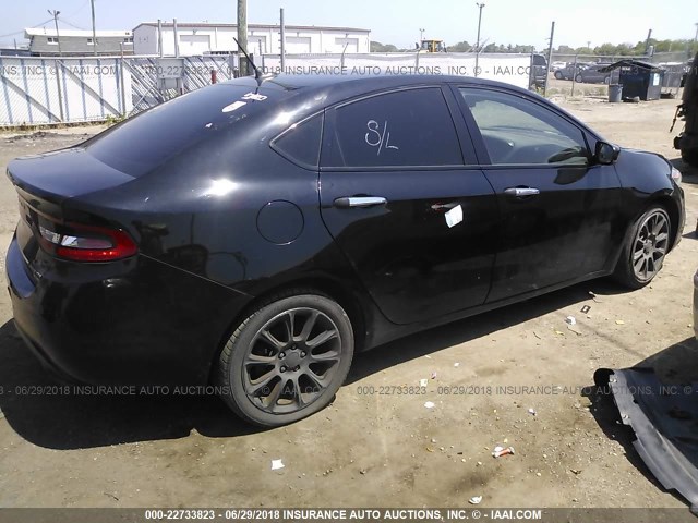 1C3CDFCH9DD134353 - 2013 DODGE DART LIMITED/R/T BLACK photo 4