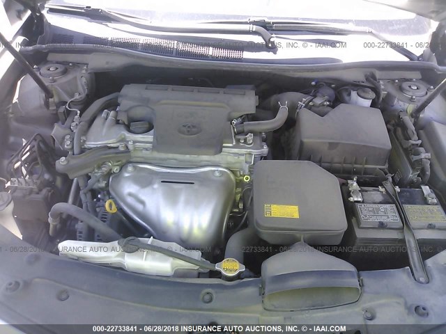 4T1BF1FKXCU054002 - 2012 TOYOTA CAMRY SE/LE/XLE GRAY photo 10