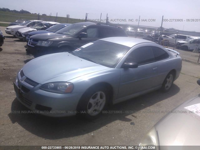 4B3AG42G84E143868 - 2004 DODGE STRATUS SXT Light Blue photo 2