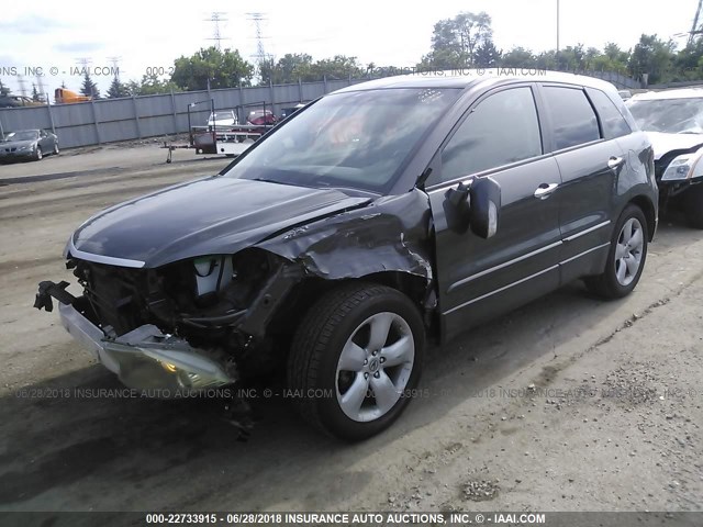 5J8TB18249A005634 - 2009 ACURA RDX GRAY photo 2